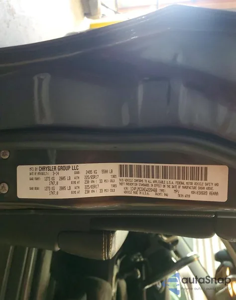 2014 Jeep Cherokee Latitude z USA, uszkodzony, nr VIN 1C4PJMCSXEW226468